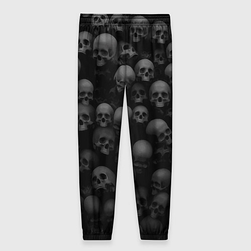 Женские брюки Композиция из черепов - Dark / 3D-принт – фото 2