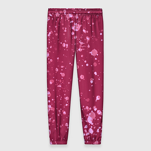 Женские брюки Текстура Розовый взрыв / 3D-принт – фото 2