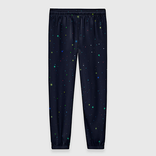 Женские брюки Тёмная звёздная ночь / 3D-принт – фото 2