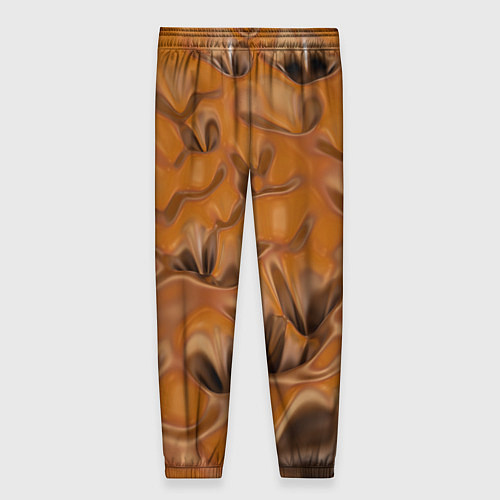 Женские брюки Шоколадная лава / 3D-принт – фото 2