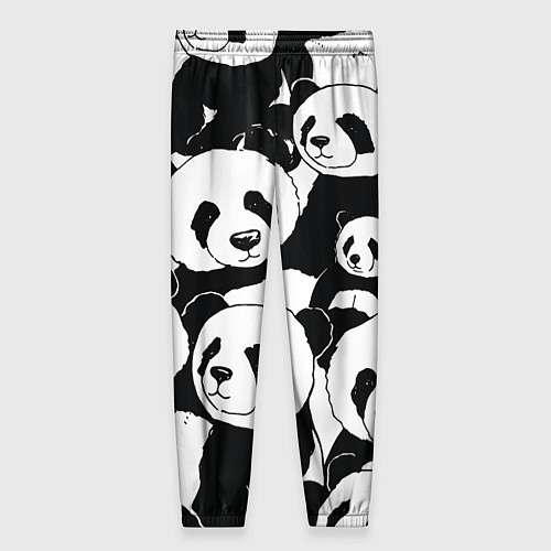 Женские брюки С пандами паттерн / 3D-принт – фото 2