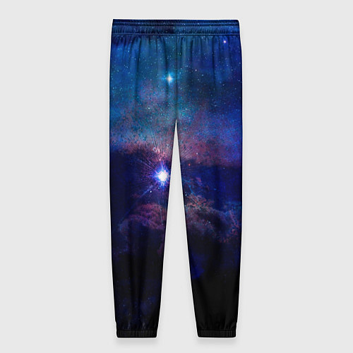 Женские брюки Звёздное небо / 3D-принт – фото 2
