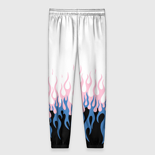 Женские брюки Ледяное пламя / 3D-принт – фото 2