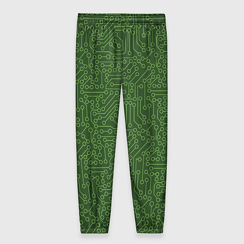 Женские брюки Милитари компьютерная плата / 3D-принт – фото 2