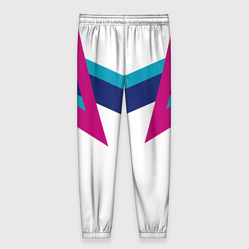 Женские брюки FIRM белый спортик / 3D-принт – фото 2