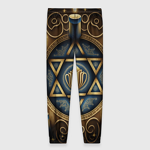 Женские брюки Ханука праздник огней / 3D-принт – фото 2