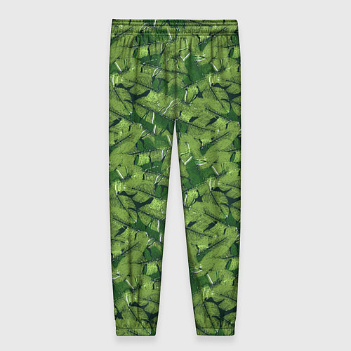 Женские брюки Милитари перо двухцветное / 3D-принт – фото 2
