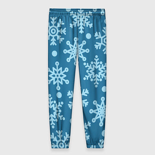 Женские брюки Blue snow / 3D-принт – фото 2