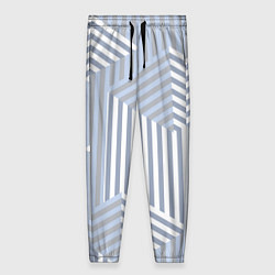 Женские брюки Строгий геометрический узор