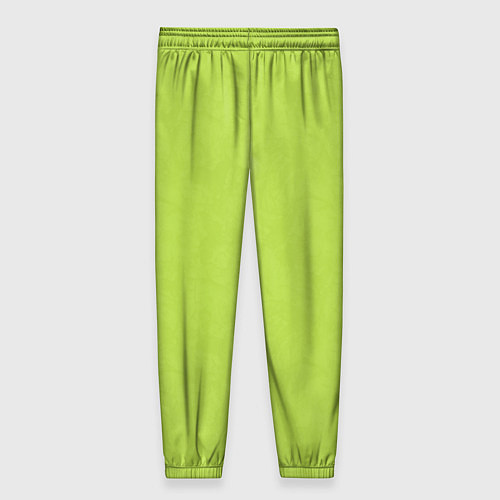 Женские брюки Текстурированный ярко зеленый салатовый / 3D-принт – фото 2