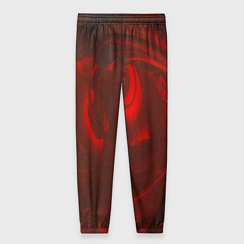 Женские брюки Темно красные волны / 3D-принт – фото 2
