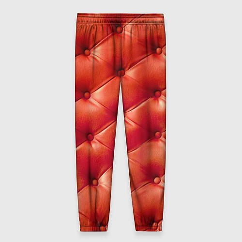 Женские брюки Quilted furniture leather / 3D-принт – фото 2