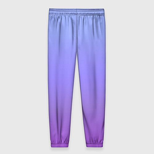 Женские брюки Фиолетовый градиент / 3D-принт – фото 2