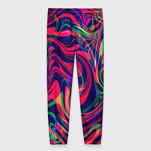 Женские брюки Яркие волны / 3D-принт – фото 2