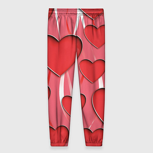 Женские брюки Святой Валентин для твоих любимых / 3D-принт – фото 2