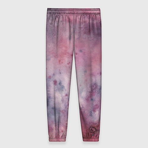 Женские брюки Мандала гармонии, фиолетовая, космос / 3D-принт – фото 2