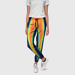 Брюки женские Тепловизор - очертания тела, цвет: 3D-принт — фото 2