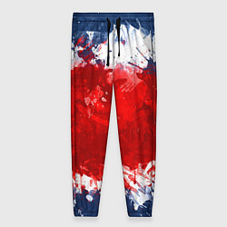 Брюки женские Grunge strips colors, цвет: 3D-принт