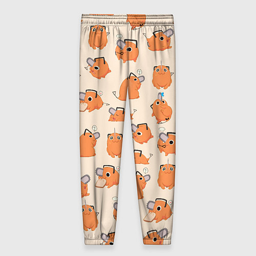 Женские брюки Человек-бензопила - Почита и хлебушек / 3D-принт – фото 2