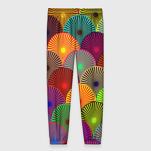 Женские брюки Multicolored circles / 3D-принт – фото 2