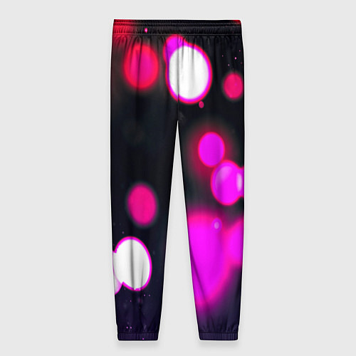 Женские брюки Розовые блики света / 3D-принт – фото 2