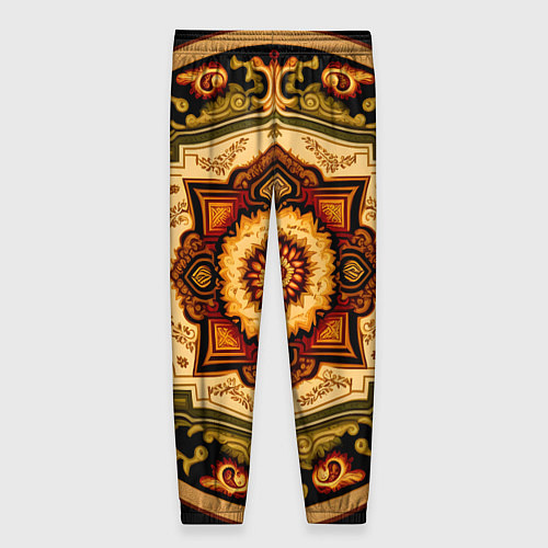 Женские брюки Красивый паттерн ковра / 3D-принт – фото 2
