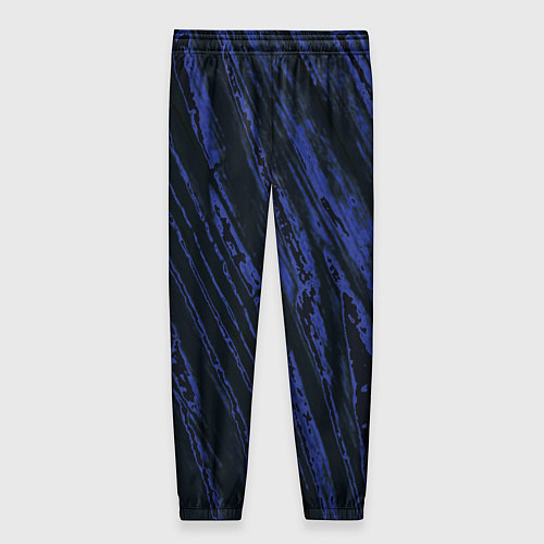 Женские брюки Синие полосы / 3D-принт – фото 2