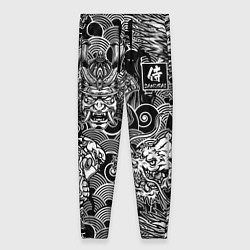Женские брюки Татуировки самурая