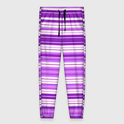 Женские брюки Фиолетовые полосы