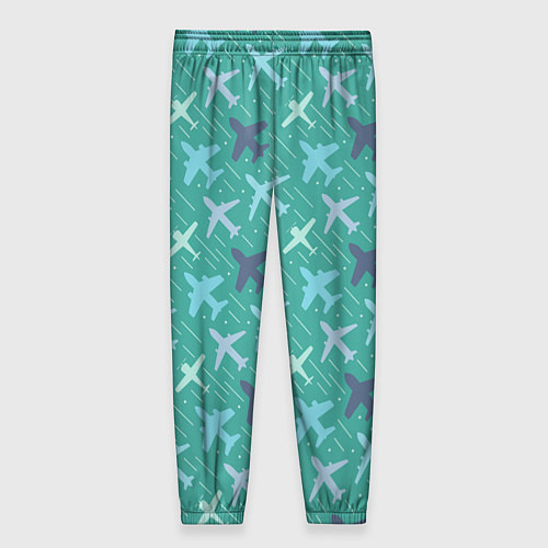 Женские брюки Самолётики / 3D-принт – фото 2