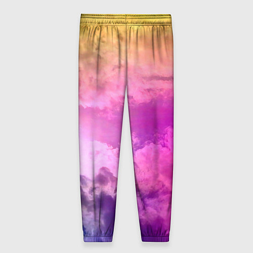 Женские брюки Разноцветное небо / 3D-принт – фото 2