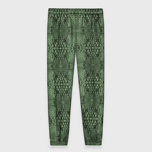Женские брюки Крокодиловый стиль / 3D-принт – фото 2