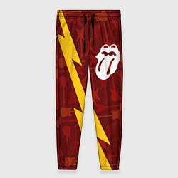 Женские брюки Rolling Stones гитары и молния