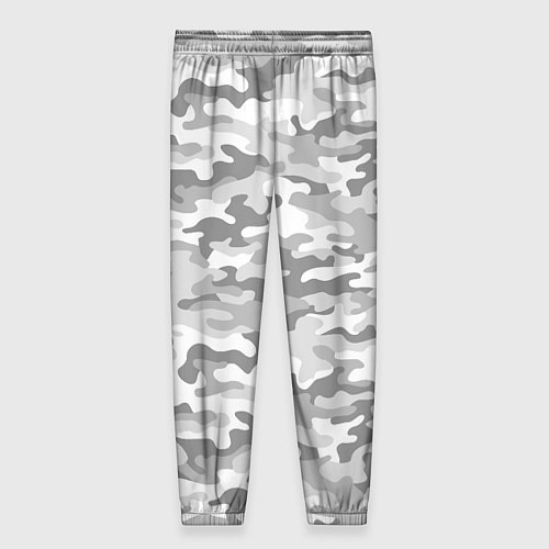 Женские брюки Камуфляж серый / 3D-принт – фото 2
