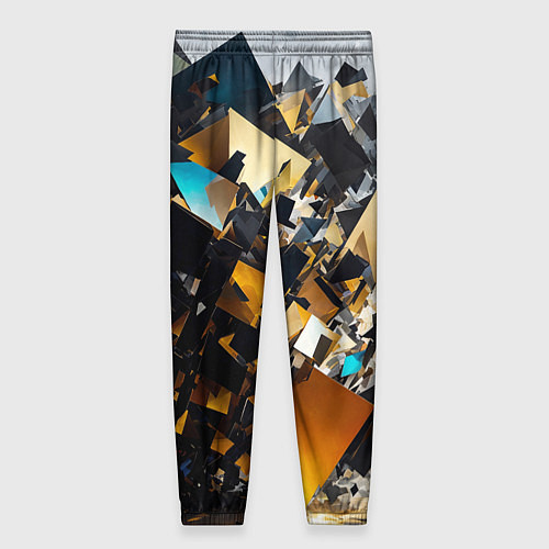 Женские брюки Кубический взрывной импульс / 3D-принт – фото 2