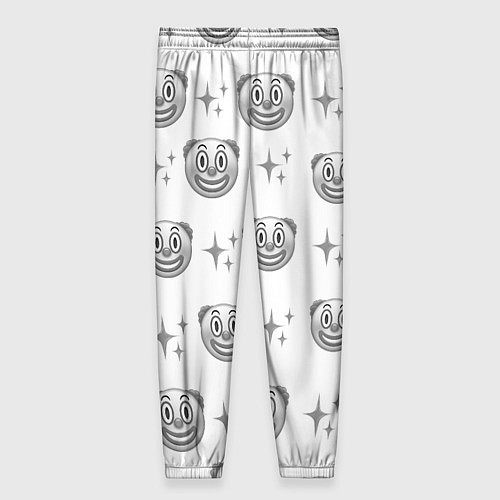 Женские брюки Клоунада чб / 3D-принт – фото 2