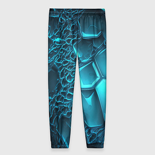 Женские брюки Ледяные разломленные плиты / 3D-принт – фото 2