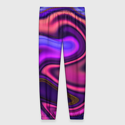 Женские брюки Волшебные волны / 3D-принт – фото 2