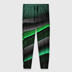 Женские брюки Black green line