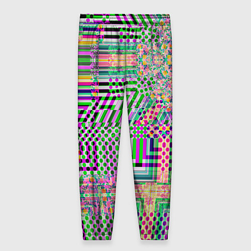 Женские брюки Геометрическая абстракция ультра / 3D-принт – фото 2