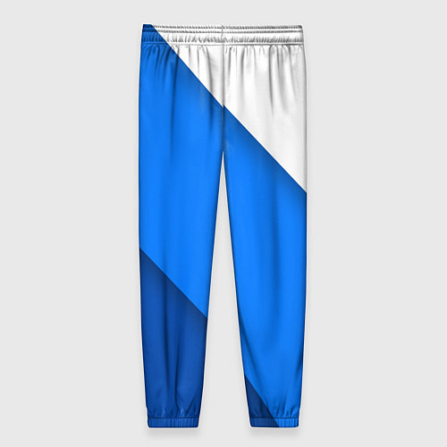 Женские брюки Volkswagen - голубые линии / 3D-принт – фото 2