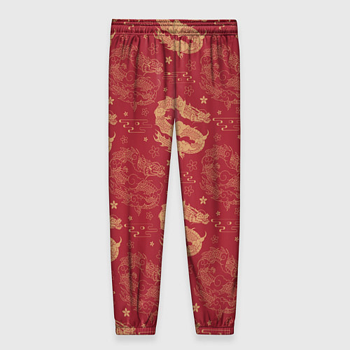 Женские брюки The chinese dragon pattern / 3D-принт – фото 2