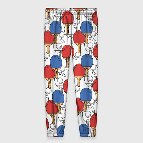 Женские брюки Настольный теннис - ракетки / 3D-принт – фото 2