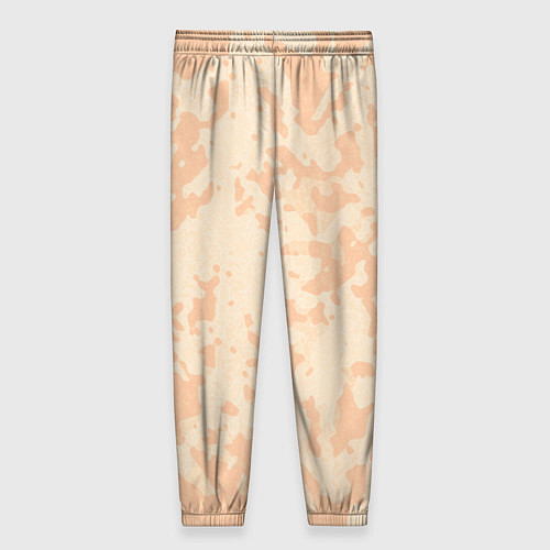 Женские брюки Паттерн бледно-оранжевый / 3D-принт – фото 2