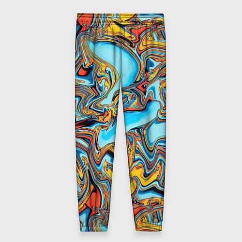 Женские брюки Абстрактная диффузия / 3D-принт – фото 2