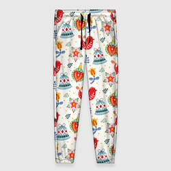 Женские брюки Рождественские узоры