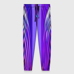 Женские брюки Фиолетовые линии и полосы