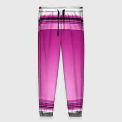 Брюки женские Розовый выпуклый фон, цвет: 3D-принт