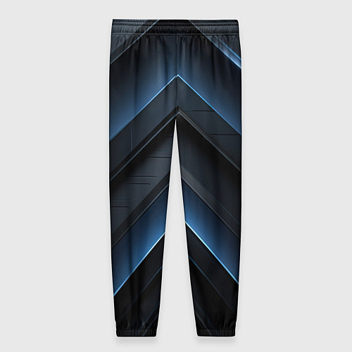 Женские брюки Синий мир абстракции / 3D-принт – фото 2