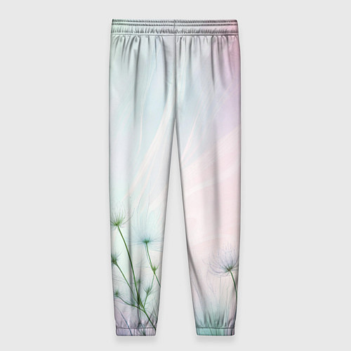 Женские брюки Цветочный восход / 3D-принт – фото 2